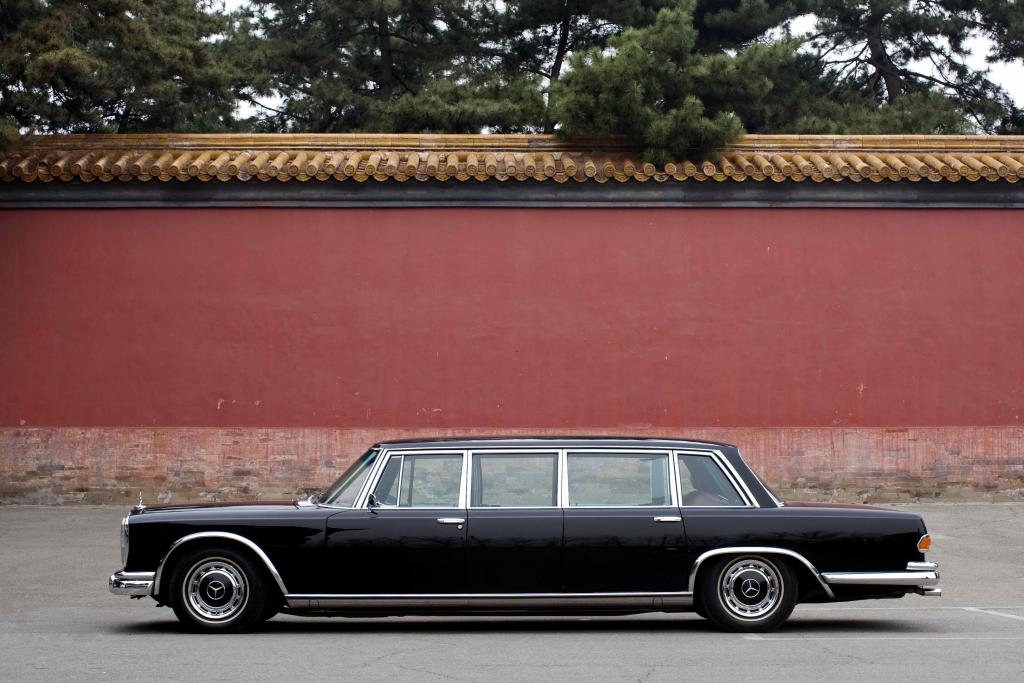 Der wohl bekannteste Staatskarosse: Mercedes-Benz 600 Pullman (Bild: Daimler AG)