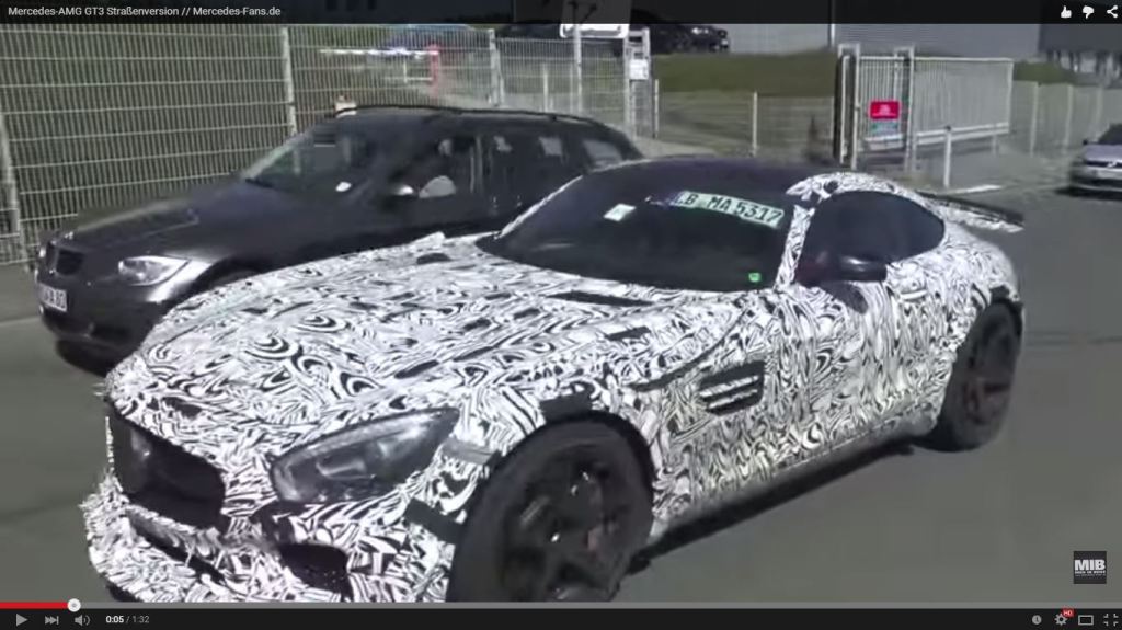 Mercedes-AMG GT 3 Erlkönig (Bild: SB Medien/Mercedes-Fans.de Video)