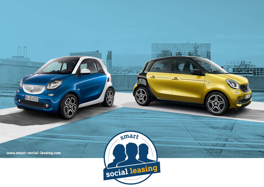 smart social leasing - 6 Monate Auto fahren für lau - aber dafür mit Frenden (Bild: Daimler AG)
