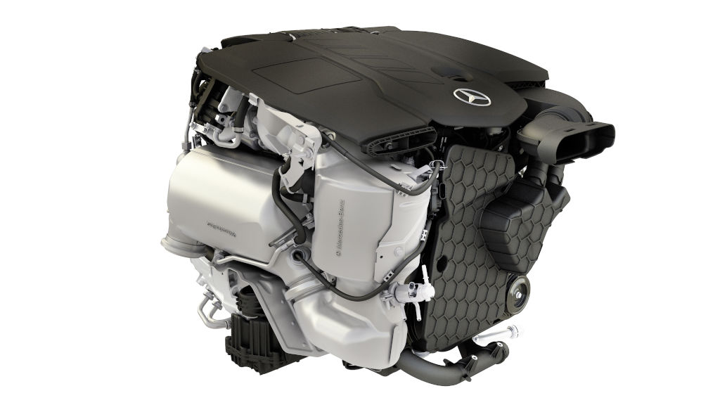 Mercedes-Benz Vierzylinder-Diesel, OM 654 (Bild: Daimler AG)