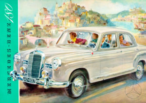 Mercedes-Benz 180 „Ponton“ (W 120), 1953 bis 1962 (Bild: Daimler AG)