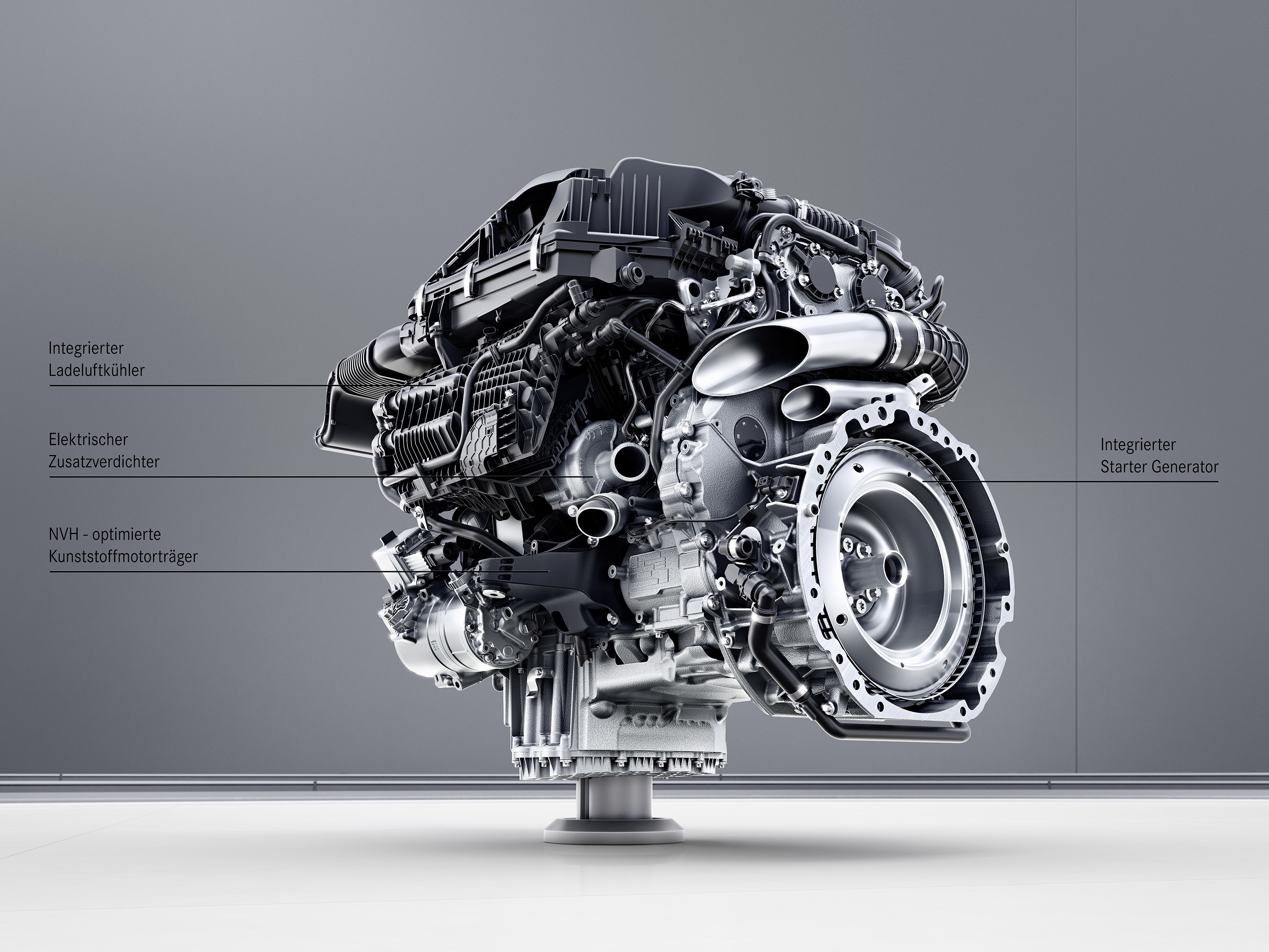 Mercedes-Benz Sechszylinder-Benzinmotor M256 (Bild: Daimler AG)